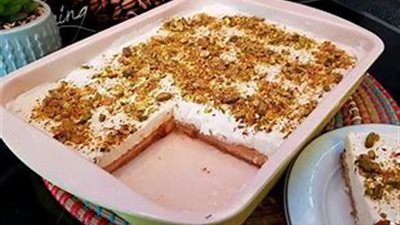 طريقة عمل عيش السرايا بالكريمة في المنزل