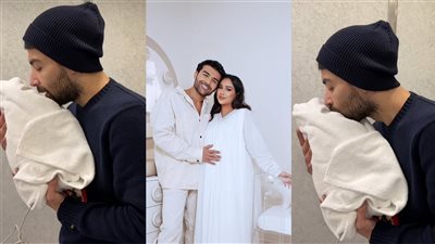فرح الهادي ترزق بمولودها الثاني وتطلق عليه «نوح» (فيديو)  