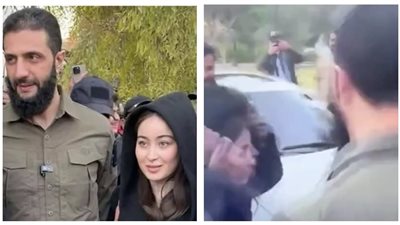 الجولاني يثير ضجة بعد تصرفه الغريب مع فتاة سورية ونشطاء التواصل يهاجمونه (فيديو)