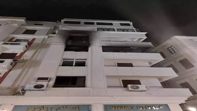 حريق شارع النبي دانيال