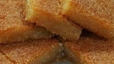 طريقة عمل البسبوسة بجودة محلات الحلوى