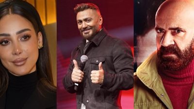 وصلة مزاح بين تامر حسني وبسمة بوسيل ومحمد سعد تشعل إنستجرام (صور)