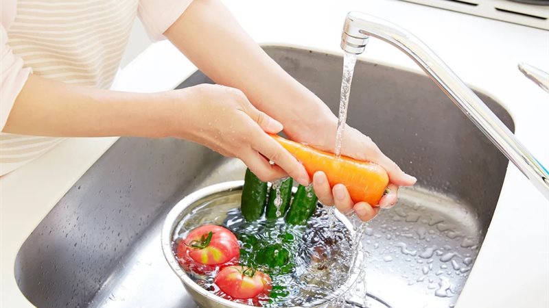 طرق تنظيف الخضروات