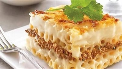 طريقة تحضير المكرونة البشاميل في المنزل