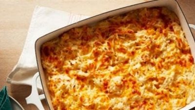 طريقة عمل البطاطا بالبشامل بخطوات سهلة