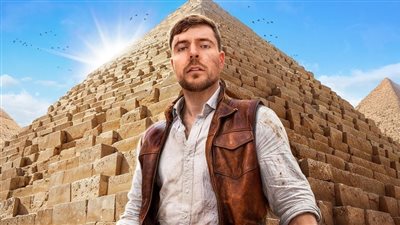 100 ساعة داخل أهرامات مصر.. رحلة مستر بيست بمشاهد مذهلة لم تراها من قبل