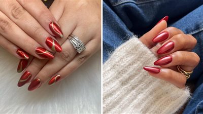 8 درجات رومانسية من اللون الأحمر لأظافر أنيقة في عيد الحب 2025 (صور)