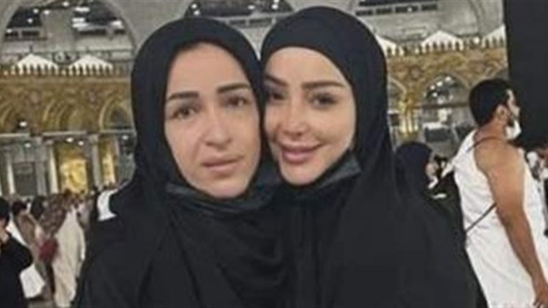 بسمة بوسيل مع والدتها