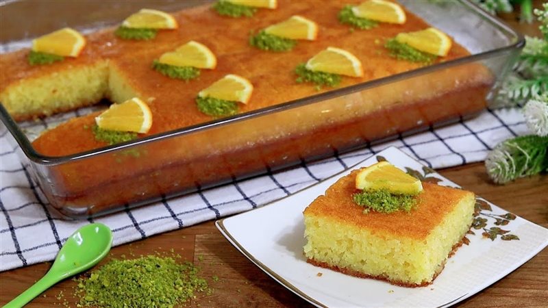 بسبوسة البرتقال