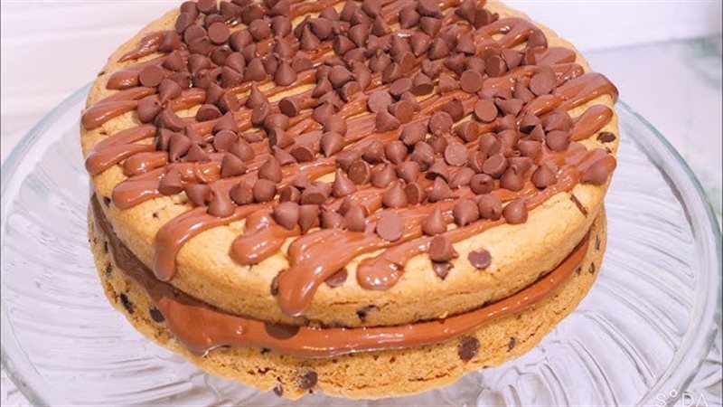 طريقة عمل كيكة الكوكيز