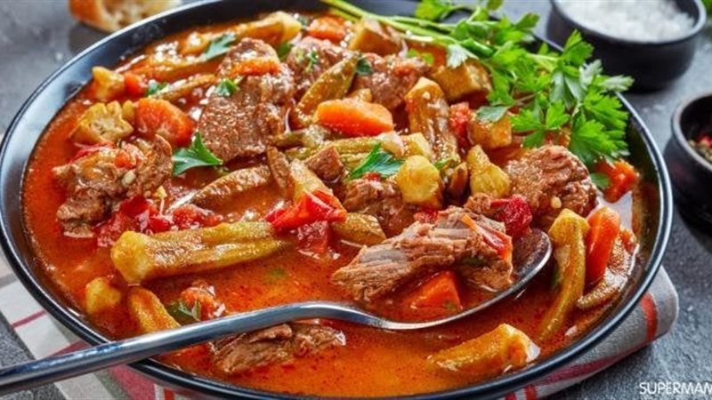 طريقة عمل صينية البامية