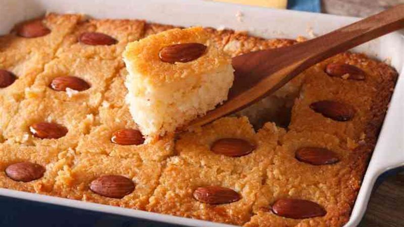طريقة عمل البسبوسة