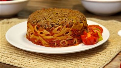 طريقة عمل طاجن المكرونة باللحمة المفرومة بخطوات بسيطة في مطبخك