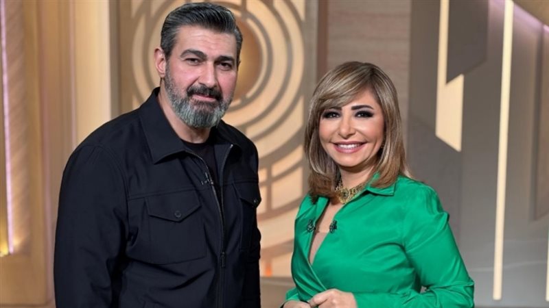 لميس الحديدي مع ياسر