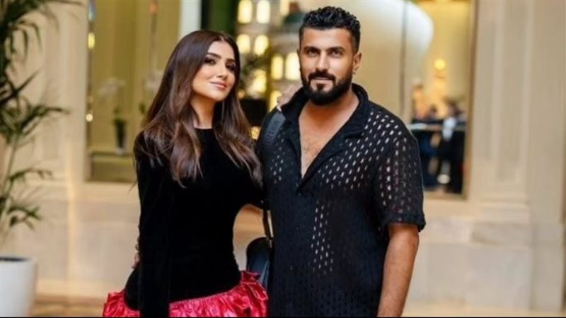 محمد سامي مع مي عمر