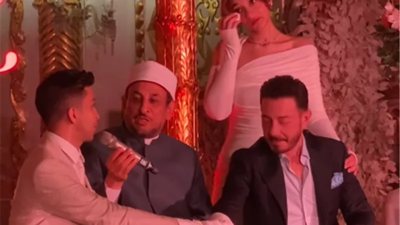 عقد قران ليلي أحمد