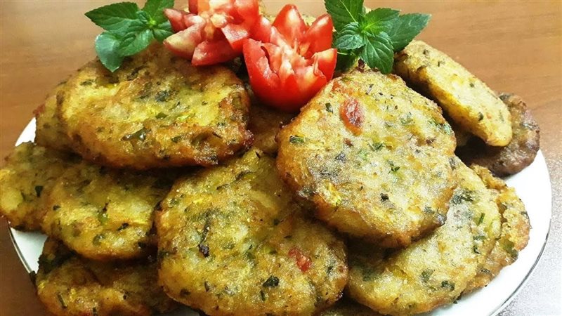 كفتة البطاطس بالخضار