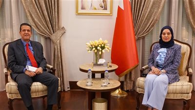 سفيرة مملكة البحرين بالقاهرة تلتقي رئيس الوفد الدائم للاتحاد الإفريقي بالجامعة العربية