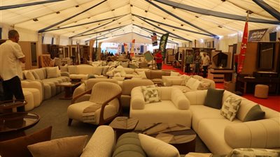 افتتاح معرض أثاث دمياط بأرض المطاحن بحى بولاق الدكرور بالجيزة