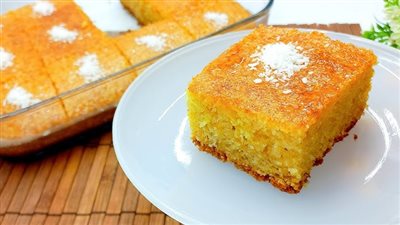 بأقل التكاليف .. طريقة عمل كيكة الرواني الهشة مثل محلات الحلويات 