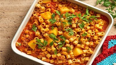 طريقة عمل المبكبكة  باللحمة المفرومة  بخطوات بسيطة في مطبخك 