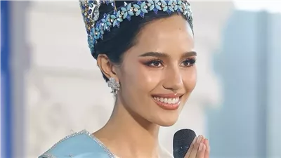 إطلالة ملكة جمال العالم أوبال سوشاتا تخطف الأنظار أثناء استقبالها بوطنها تايلاند 