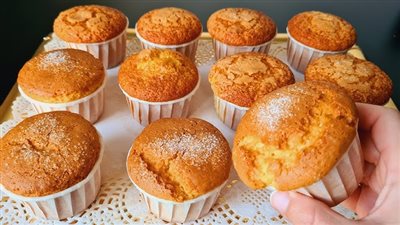 هش ولذيذ .. طريقة عمل مافن البرتقال بكونات بسيطة في المنزل