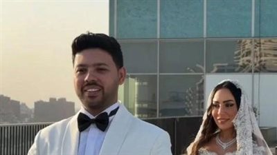 المطرب محمد شاهين يحتفل بزفافه على المنتجة رشا الظنحاني