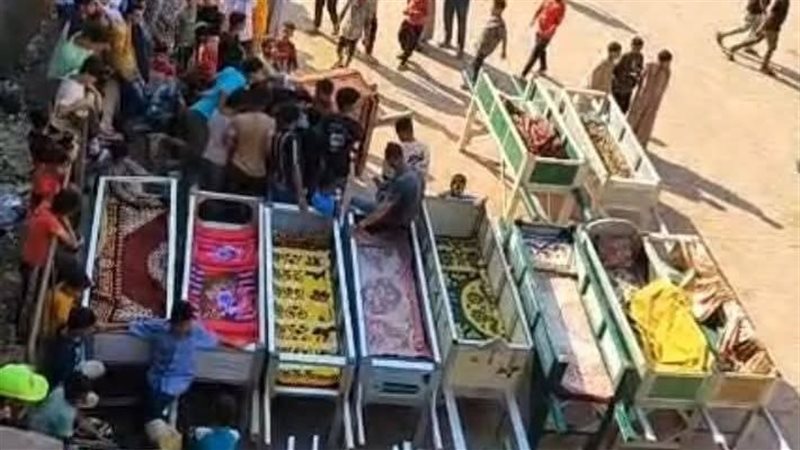 ضحايا حادث المنوفية