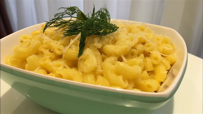 المكرونة بصوص الجبنة
