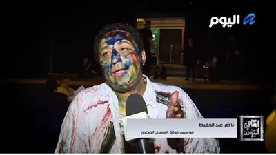 انفراد لفريق أوربت «وجوه».. عرض مسرحي في عامه التاسع ويعود بكامل العدد