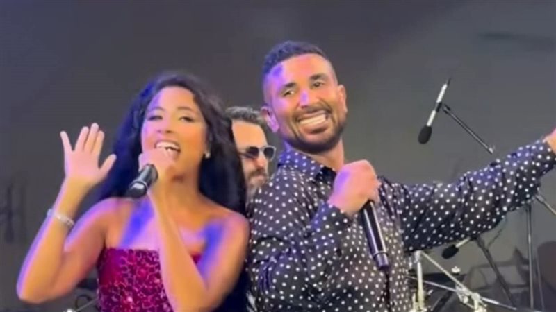 أحمد سعد مع روبي