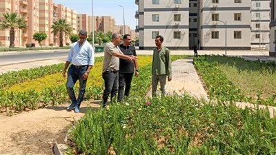 رئيس جهاز مدينة بدر يتفقد تطوير مدخل المدينة ومشروع الإسكان المتميز