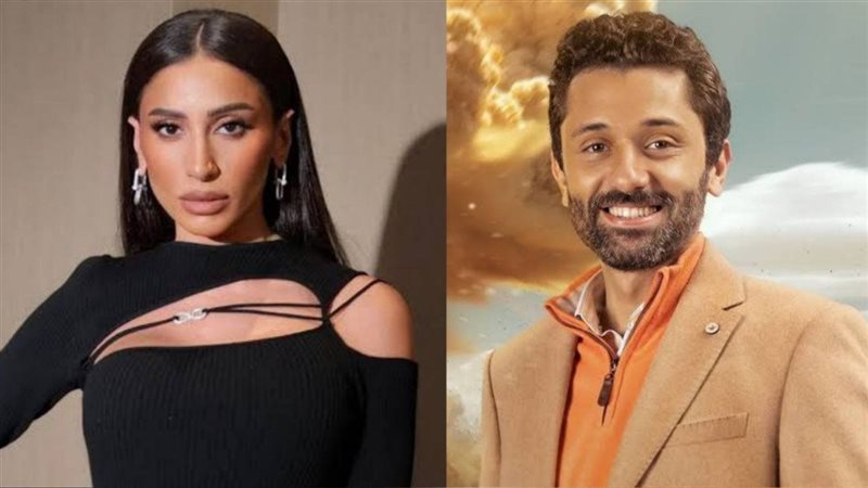 دينا الشربيني مع