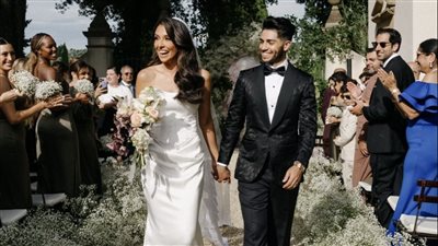 من هوليوود إلى توسكانا.. مينا مسعود يحتفل بزفافه على مدار 3 أيام