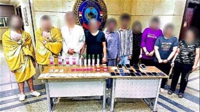 يديره أجنبي.. ضبط 4 رجال و5 سيدات داخل نادي صحي في أوضاع مخلة بالشيخ زايد