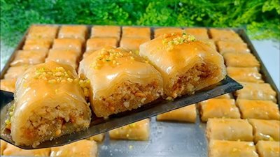 حلويات لذيذة وبأقل التكاليف.. طريقة عمل البقلاوة بالمكسرات 