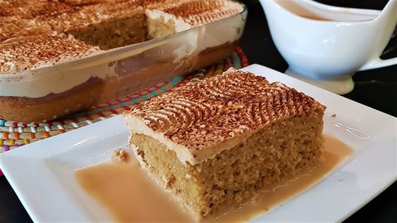 طريقة عمل كيكة القهوة
