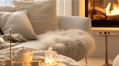 أفكار ديكور صالون شتوي لمنزل أكثر دفئًا