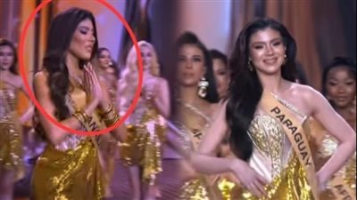 خطأ فادح يضع ملكة جمال بنما في ورطة على المسرح.. كيف علقت؟