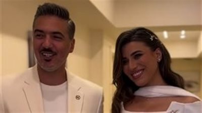 هايدى موسى تحتفل بعقد قرانها على محمد غانم بحضور الأهل والأصدقاء