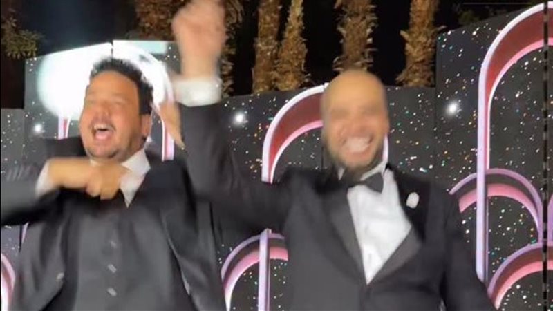 حاتم صلاح مع مصطفى