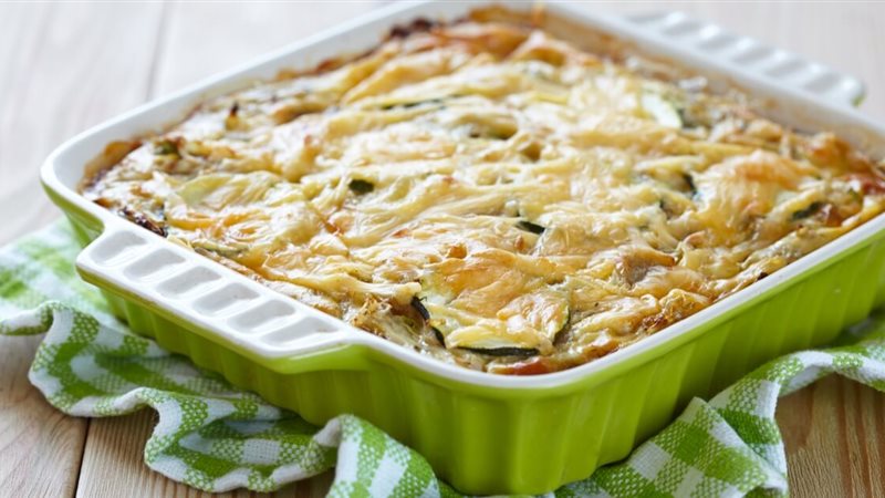 الكوسة بالبشاميل