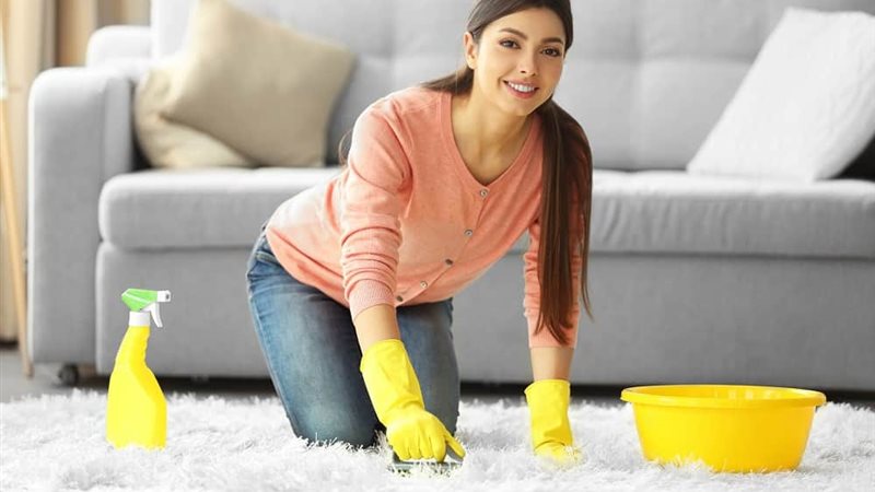 تنظيف جاف للسجاد