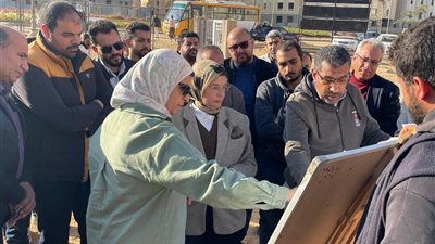 مسئولو جهاز العاصمة الجديدة يتفقدون الحي السكني الخامس (R5)لدفع الأعمال الجارية