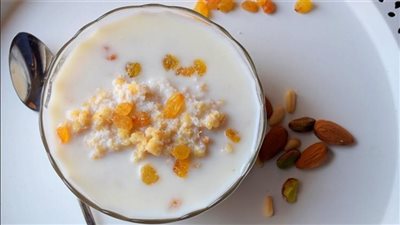   طريقة عمل البليلة الصحية بالحليب والمكسرات بخطوات بسيطة