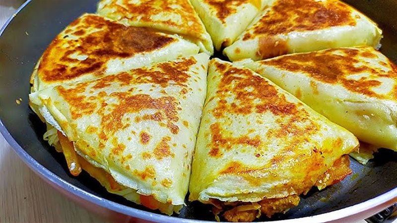  كريب البيض والجبن