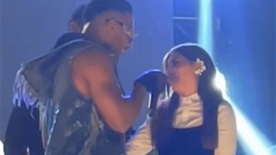 ظهور جريء لمنة فضالي بحفل محمد رمضان يشعل مواقع التواصل (صور)