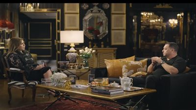 عبلة سلامة تحتفل بتصدر حلقتها مع طارق العريان التريند.. وتكشف الجزء المحذوف 