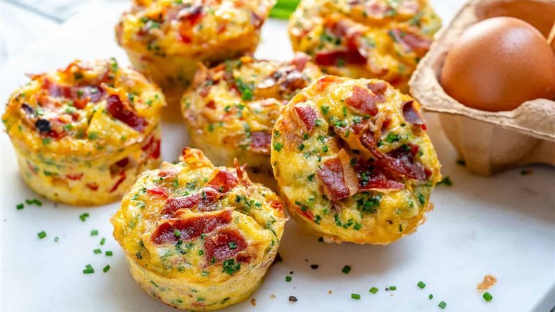 طريقة عمل مافن البيض بالجبن